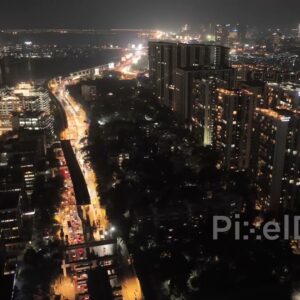 PD0030 - Night View Bandra East Kalanagar Mumbai