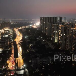 PD0028 - Night View Bandra East Kalanagar Mumbai