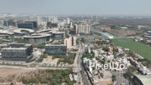 PD0558 - Panoramic Aerial View of Pune's Kharadi IT and Business Hub