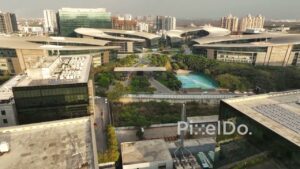 PD0588 - Flying Into a Modern and Futuristic Business Park in Pune