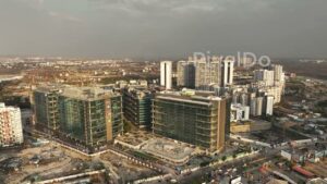 PD0579 - Pune's Modern Business District: An Aerial of Gera Commerzone