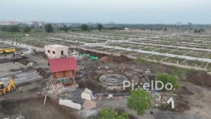 PD0617 - Building a New Community: Aerial of a Residential Land Development