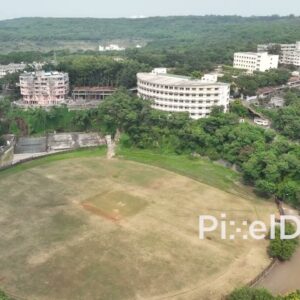 PD0610 - University Cricket Ground on a Sprawling College Campus in Pune
