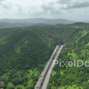 PD0645 - An Epic Journey: A Modern Highway Through a Verdant Mountain Pass