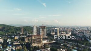 PD0708 - Aerial View of Urban Development and High-Rise Construction in Navi Mumbai