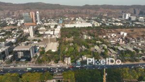 PD0693 - Aerial View of the MIDC Industrial Area in Turbhe, Navi Mumbai