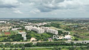 PD0144 - Aerial View of the Outskirts of Bengaluru City