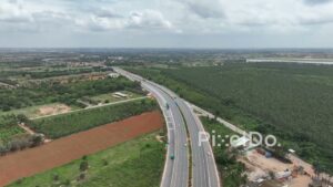 PD0140 - Aerial View of National Highway 44 near Bengaluru