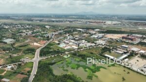 PD0137 - Aerial View of the KIADB Aerospace Park, Bengaluru