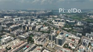 PD0233 - Expansive Aerial View of Bangalore's Outer Ring Road IT Corridor