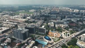 PD0231 - Expansive Aerial View of Bangalore's Outer Ring Road IT Corridor
