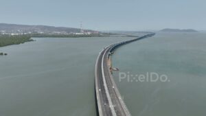 PD0344 - Atal Setu, India's Longest Sea Bridge, in Mumbai