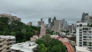 PD0341 - Aerial View of Babulnath Temple