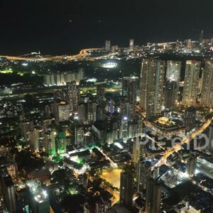 PD0330 - Epic Night Panorama of Mumbai's Dazzling Urban Landscape