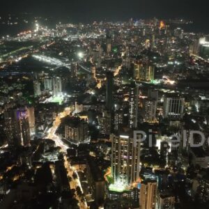 PD0327 - Epic Night View of the South Mumbai Skyline