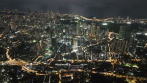 PD0326 - Epic Night Shot of Mumbai's Dazzling Urban Landscape