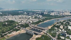 PD0461 - Pune's Riverfront Development with Bund Garden Bridges and Metro
