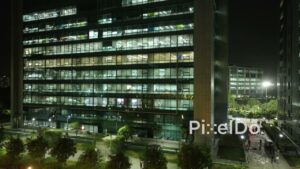 PD0457 - Modern Office Building at Night