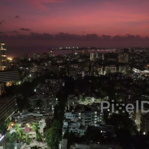 PD0452 - Mumbai's Versova Skyline at Dusk