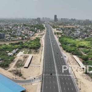 PD0437 - Aerial View of the Gurugram-Dwarka Expressway