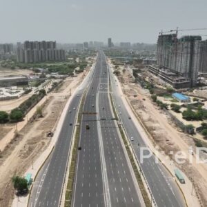 PD0436 - Aerial View of the Gurugram-Dwarka Expressway