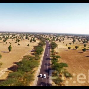 PD1000 - India Rajasthan Road Highway Drone Aerial Footage
