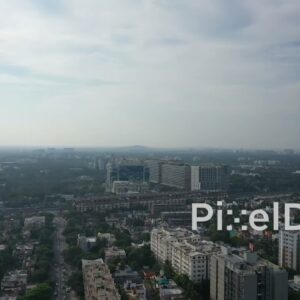 PD0869 - Aerial View of Chennai's Developing Cityscape