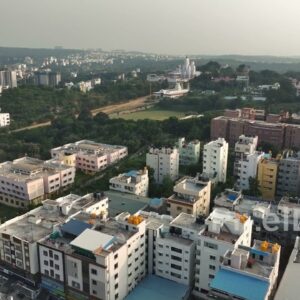 PD0800 - Aerial Flight Over Bengaluru Revealing the Vanadurga Devi Temple