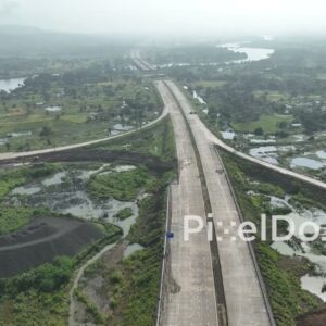 PD1020 - Aerial View of New Expressway Construction, Symbolizing India's Growth Story