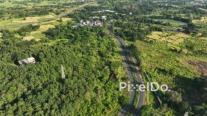 PD1011 - Aerial View of NH 48 (Old Mumbai-Pune Highway) near Panvel