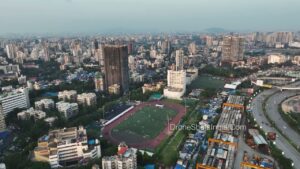 PD1256 - Aerial View of Wings Sports Centre and Bandra Reclamation Highway